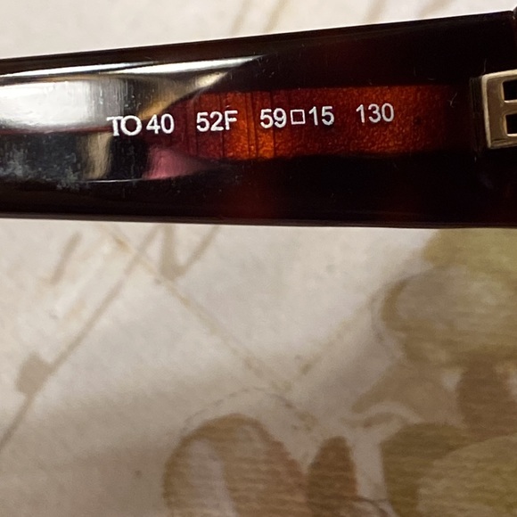 Tod’s sunglasses tortoise shell brown plastic metal - Picture 8 of 10